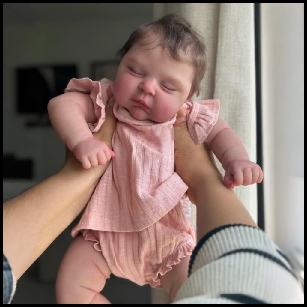 Realistic Reborn Baby Doll 20 Inch Vinyl Silicone Sleeping Pose Lifelike Toy